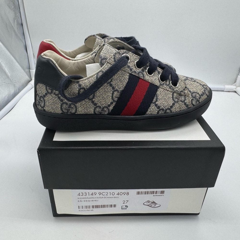 Gucci GG Supreme Kids Shoes